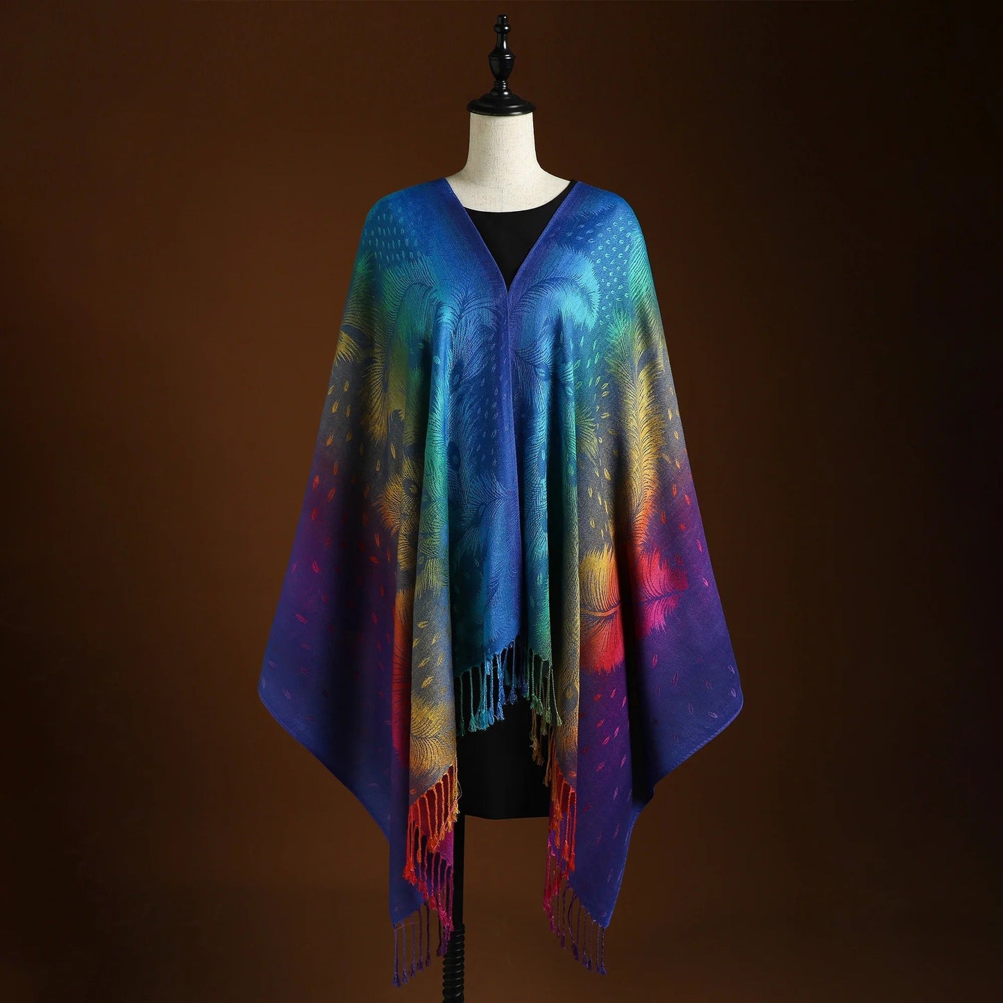 Bohemian Cashmere Stole: Natural Elegance