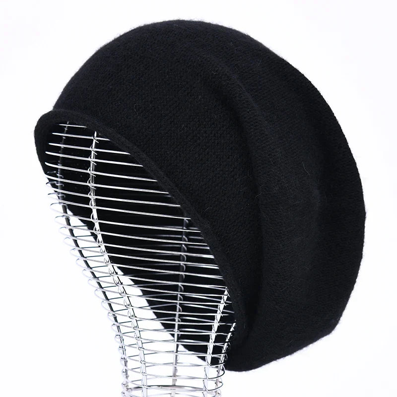 BONNET TRICOTÉ EN LAINE DE CACHEMIRE