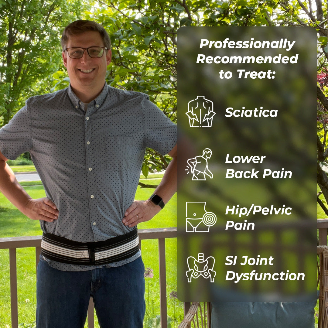 Ceinture Lombaire Antidouleur LAVINSHE | Sciatique et maux de dos
