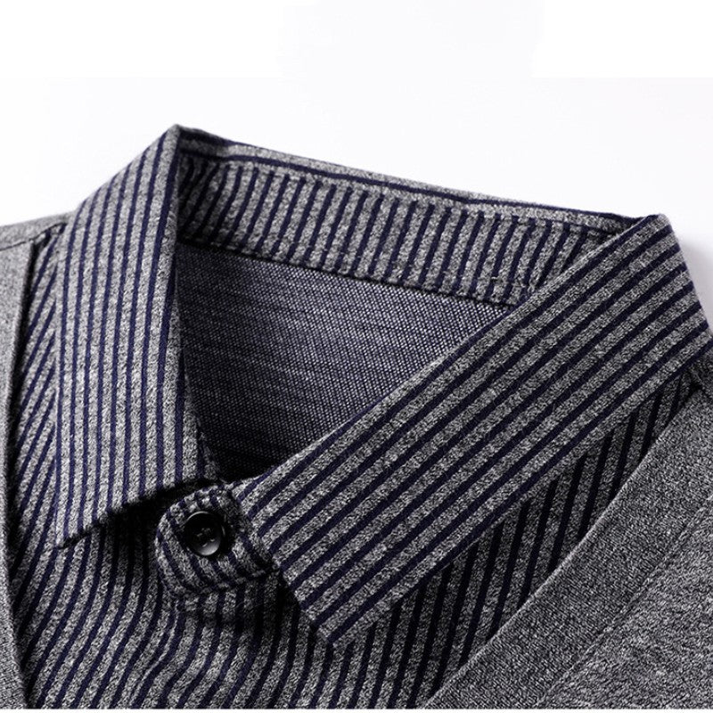 Style and Comfort: The Perfect 2-in-1 Knitted Shirt for Men
