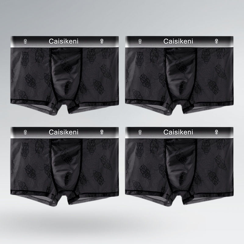 Men's Lightweight and Breathable Lace Boxer Briefs