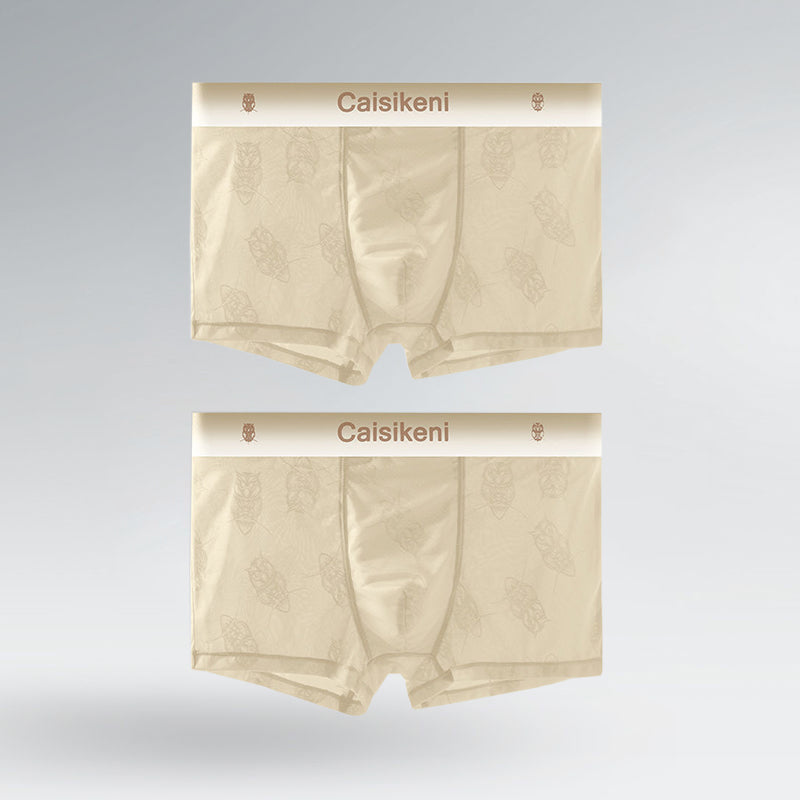 Men's Lightweight and Breathable Lace Boxer Briefs