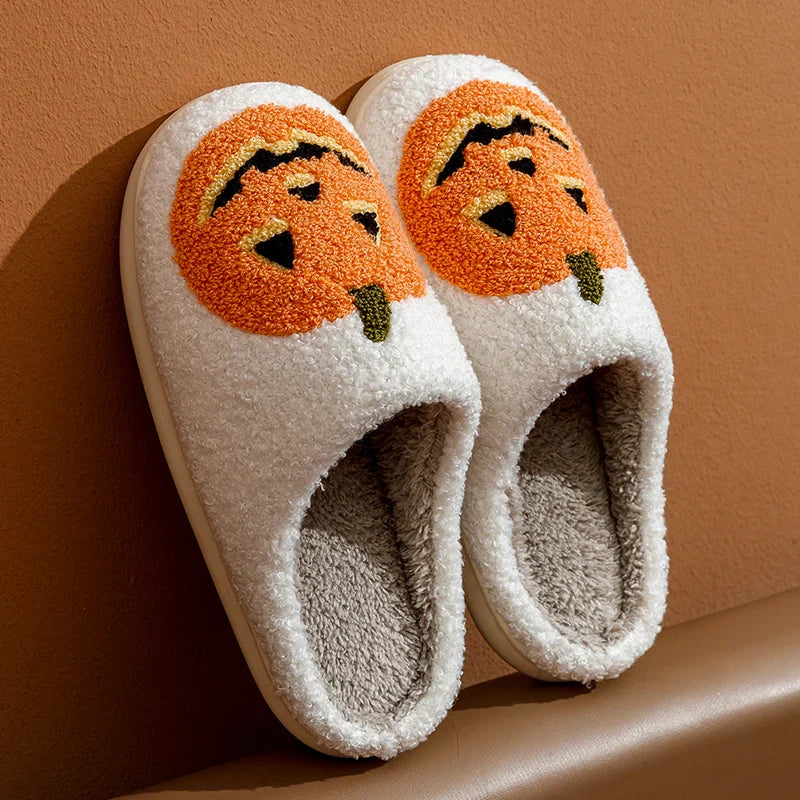 Cozy Pumpkin Slippers