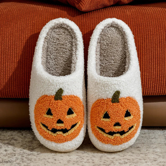 Cozy Pumpkin Slippers