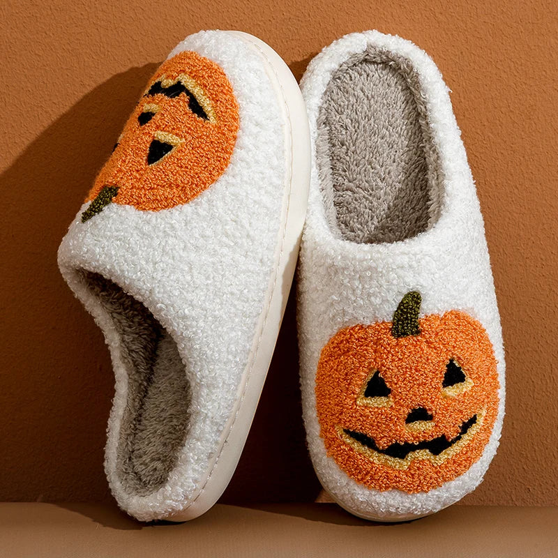 Cozy Pumpkin Slippers