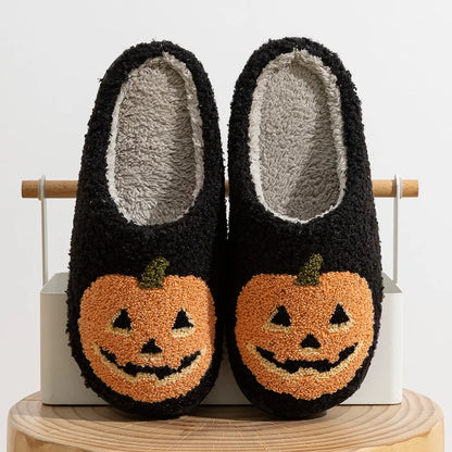 Cozy Pumpkin Slippers