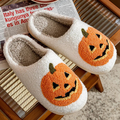 Cozy Pumpkin Slippers