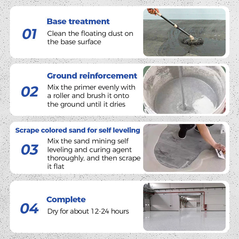 🔥50% OFF🔥High-Gloss Marble Effect Epoxy Floor Coating